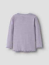 Lavender Gray Lilac Marble Stripe Bluser fra Name it - 13225472