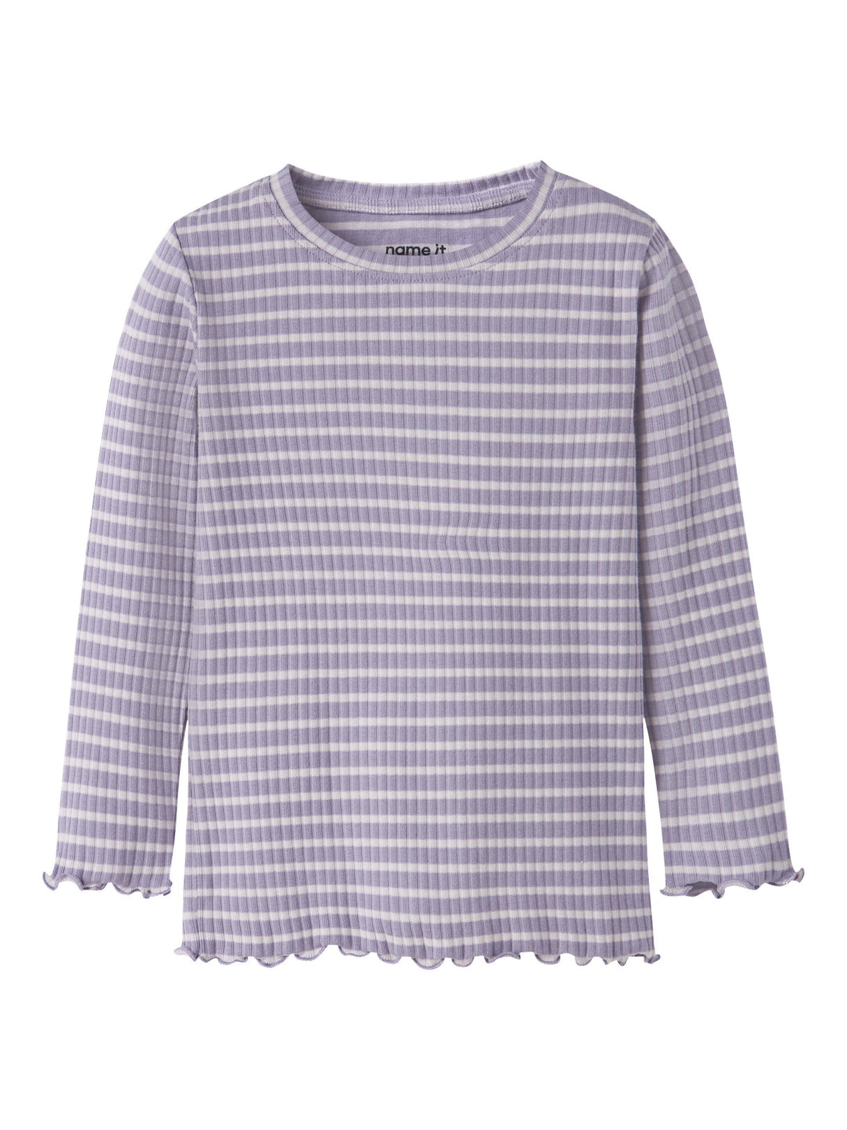 Lavender Gray Lilac Marble Stripe Bluser fra Name it - 13225472