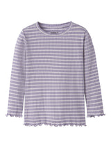Lavender Gray Lilac Marble Stripe Bluser fra Name it - 13225472