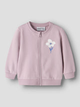 Dawn Pink Flower Cardigan fra Name it - 13226052