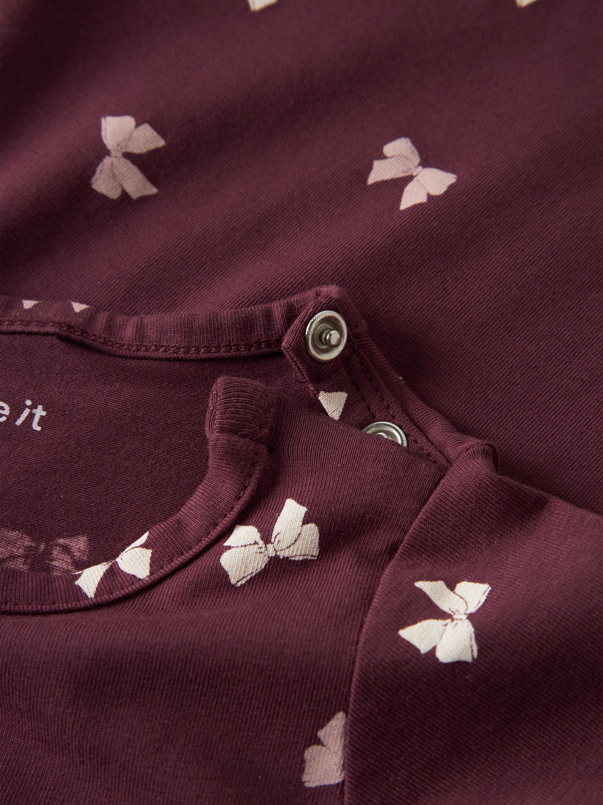 Name it Burgundy Bow Body - 13226054