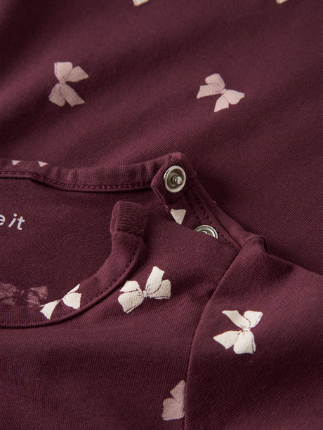 Name it Burgundy Bow Body - 13226054