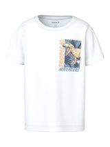 Bright White Tropical Bluse fra Name it - 13227488