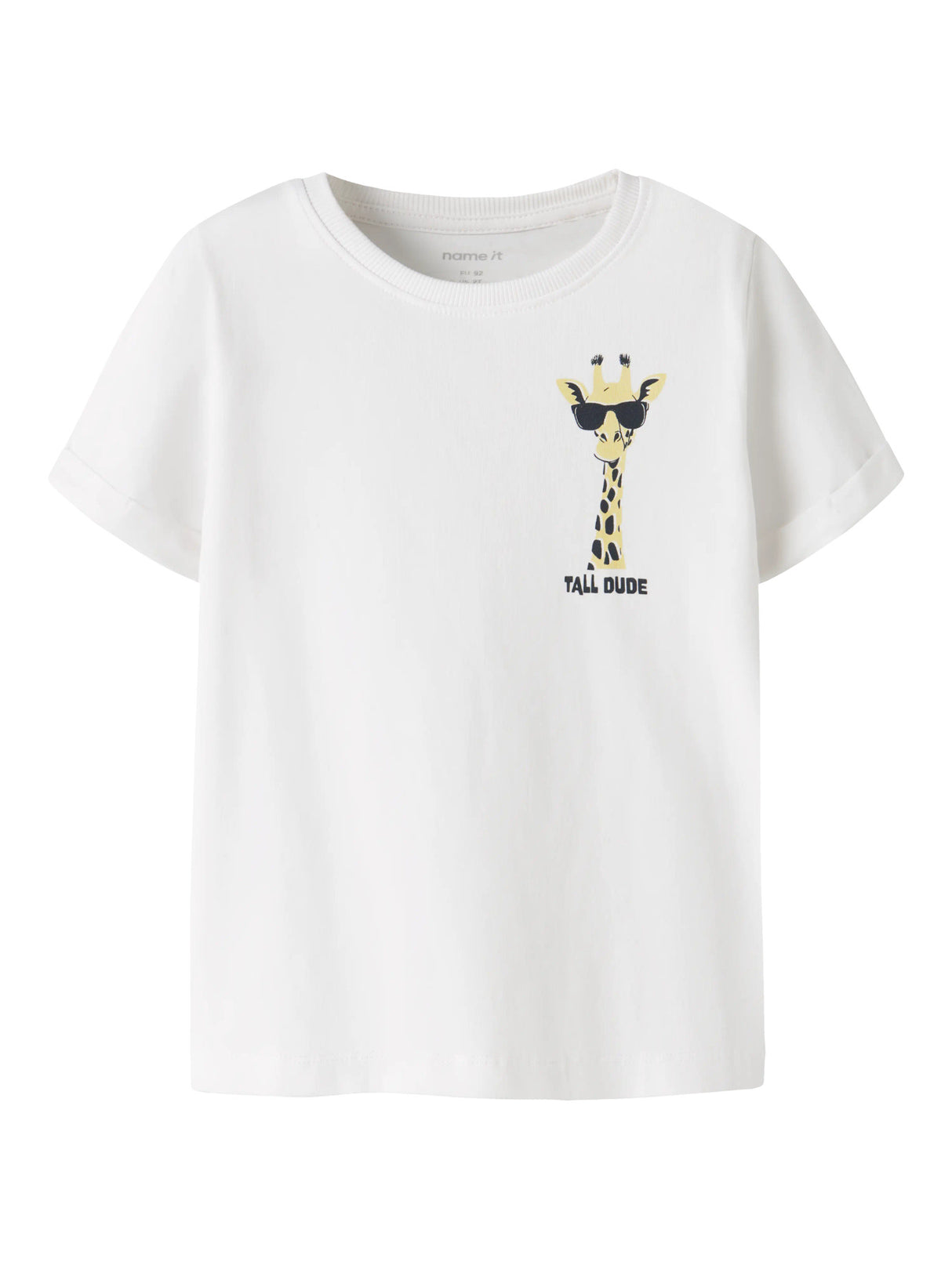 Bright White Giraffe Bluse fra Name it - 13227488