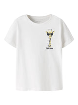 Bright White Giraffe Bluse fra Name it - 13227488
