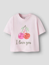 Name it Cradle Pink Cherry Love T-Shirt - 13228157