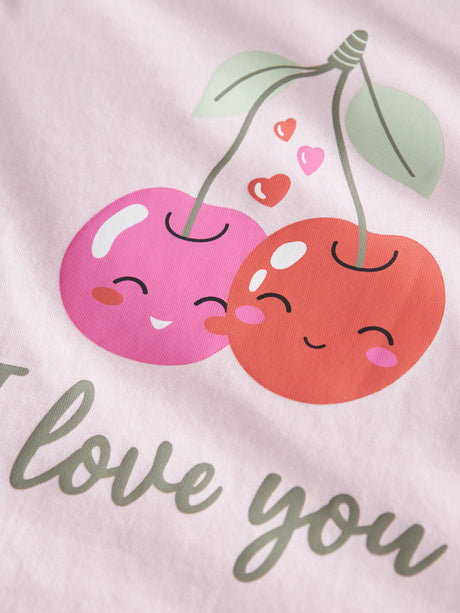 Name it Cradle Pink Cherry Love T-Shirt - 13228157