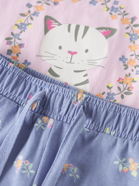 Pirouette Flower Cat Shorts fra Name it - 13228173