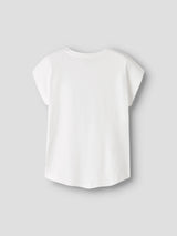 Bright White Flower Heart Bluse fra Name it - 13228210