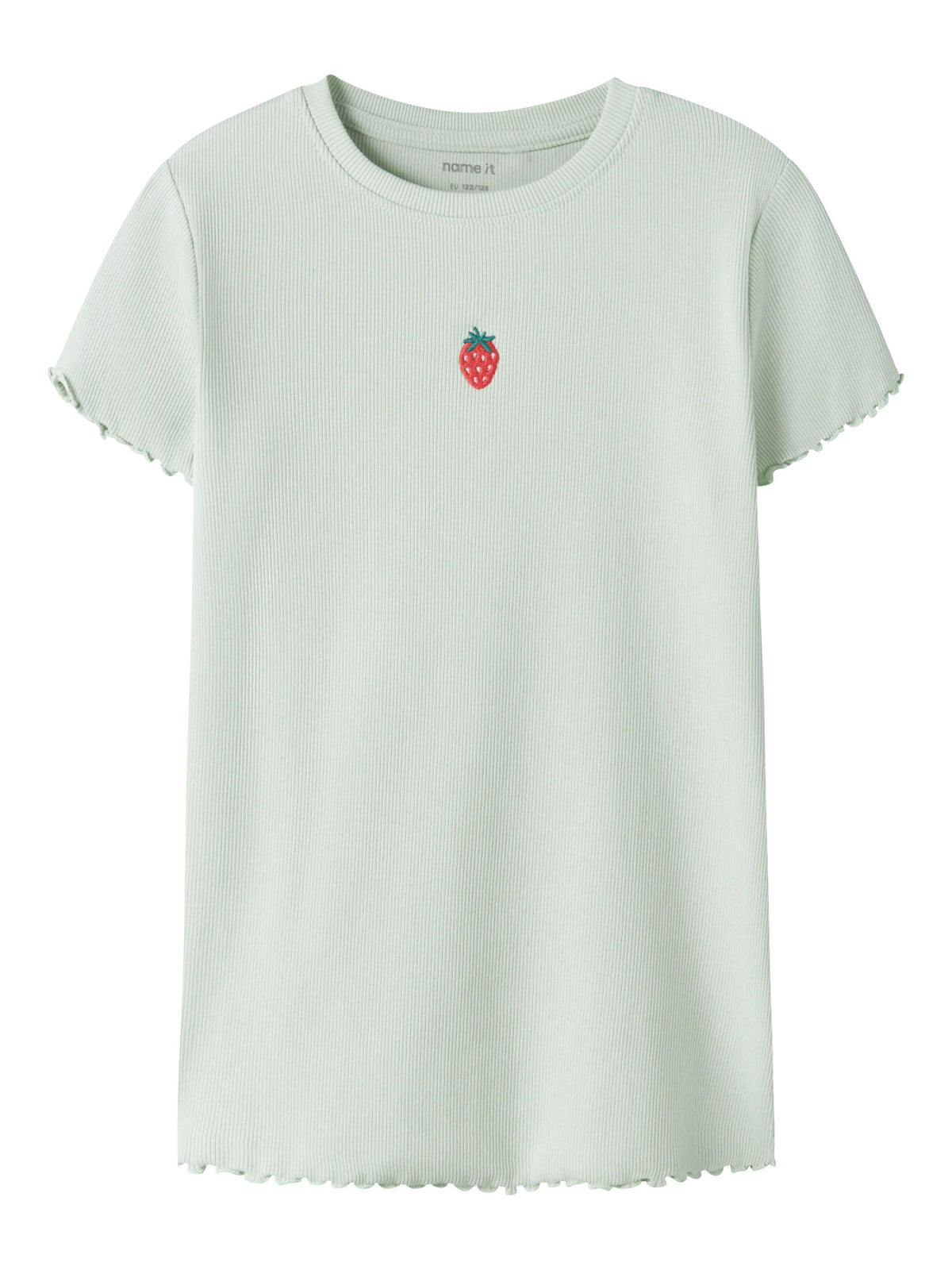 Pale Aqua Strawberry Bluse fra Name it - 13230087