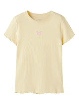 Double Cream Butterfly Bluse fra Name it - 13230087