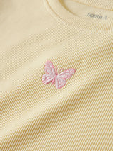 Double Cream Butterfly Bluse fra Name it - 13230087