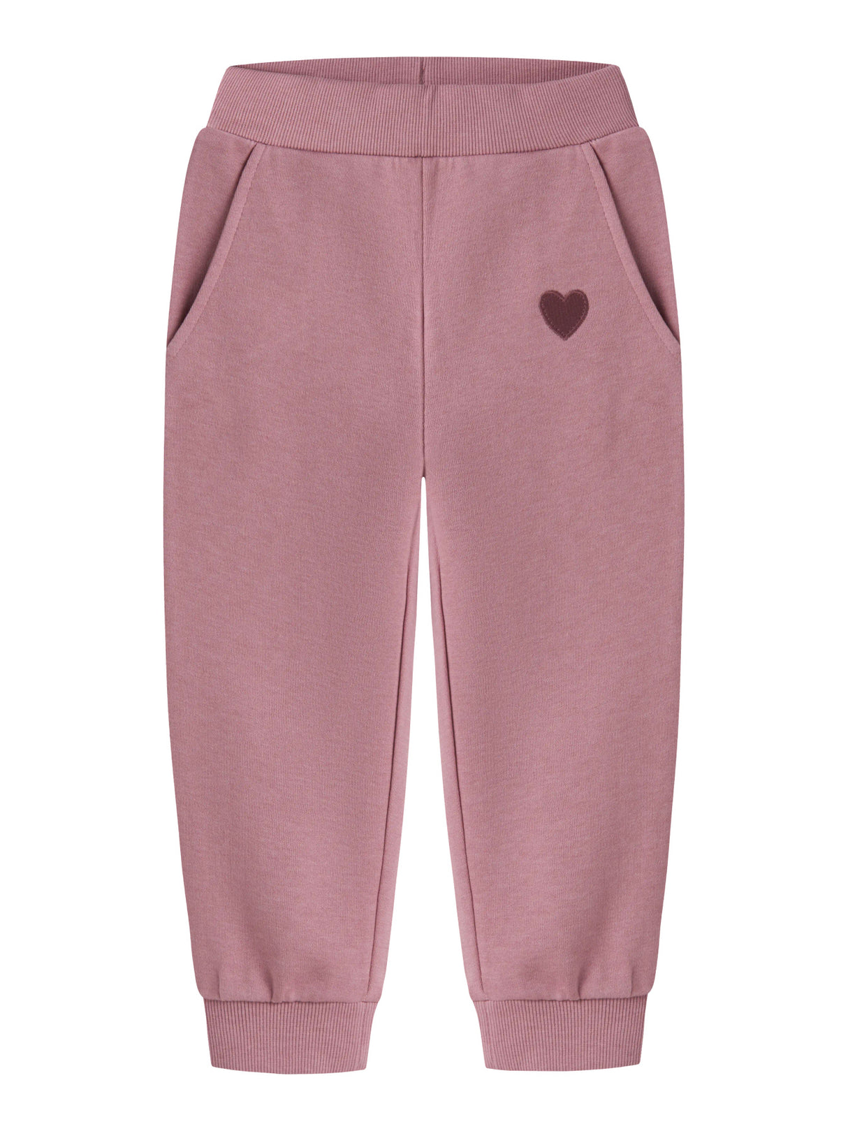 Lilas Heart Embroidery Bukser fra Name it - 13234374