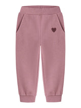 Lilas Heart Embroidery Bukser fra Name it - 13234374