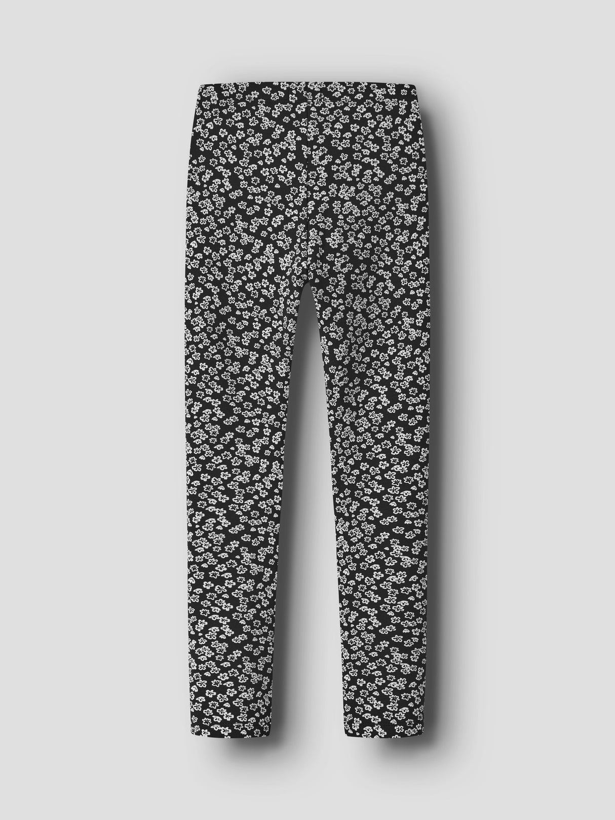 Black Floral Sketch Blue Leggings fra Name it - 13234425