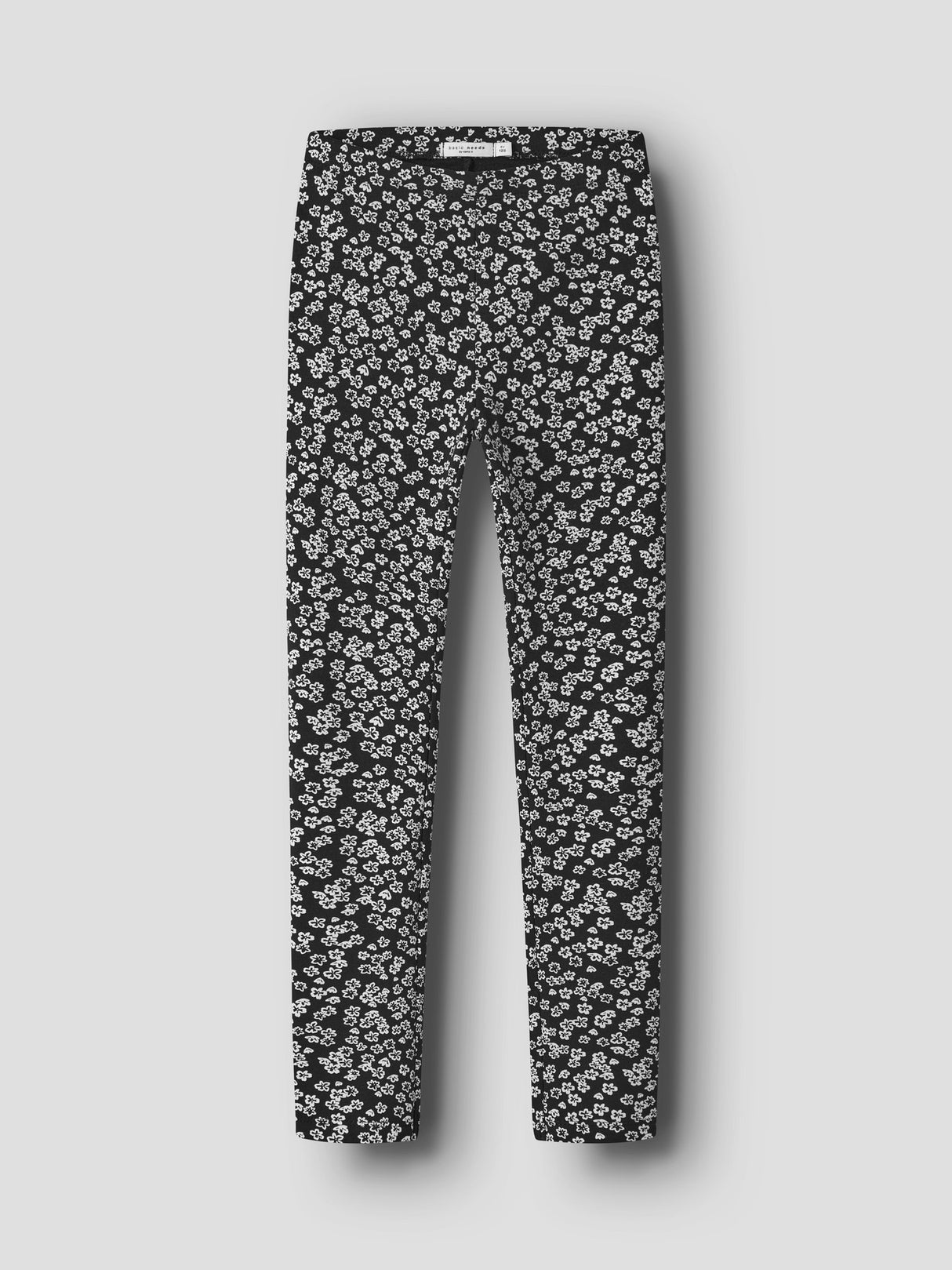 Black Floral Sketch Blue Leggings fra Name it - 13234425