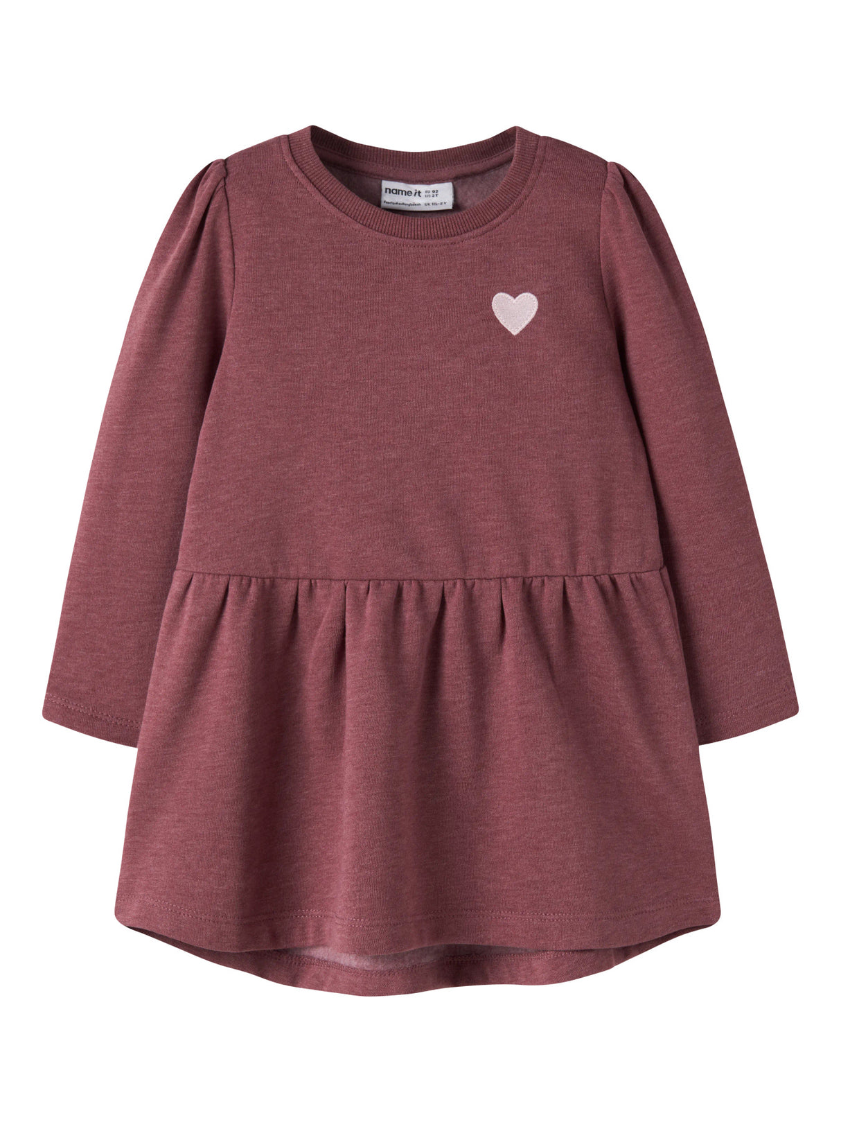 Wild Ginger Heart Embroidery Kjole fra Name it - 13234442