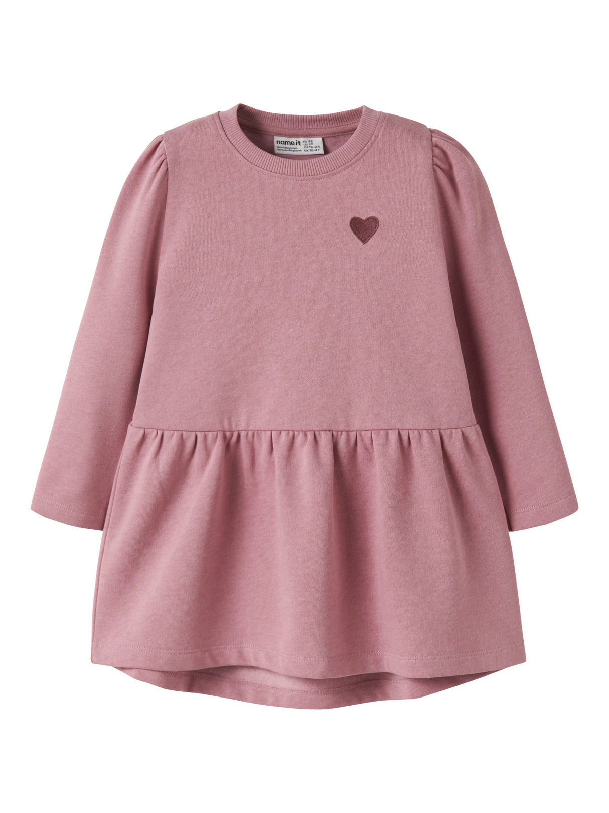 Lilas Heart Embroidery Kjole fra Name it - 13234442