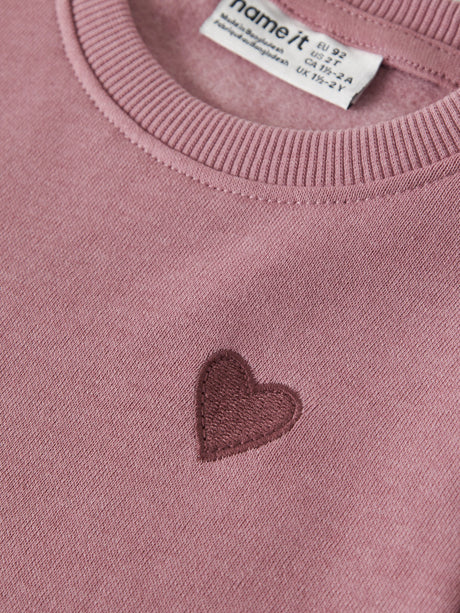 Lilas Heart Embroidery Kjole fra Name it - 13234442