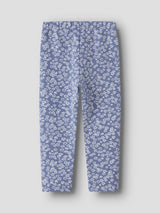 Blue Ice Floral Sketch Leggings fra Name it - 13234445