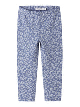 Blue Ice Floral Sketch Leggings fra Name it - 13234445