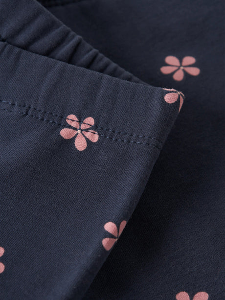 Navy Blazer White Flower Leggings fra Name it - 13234445