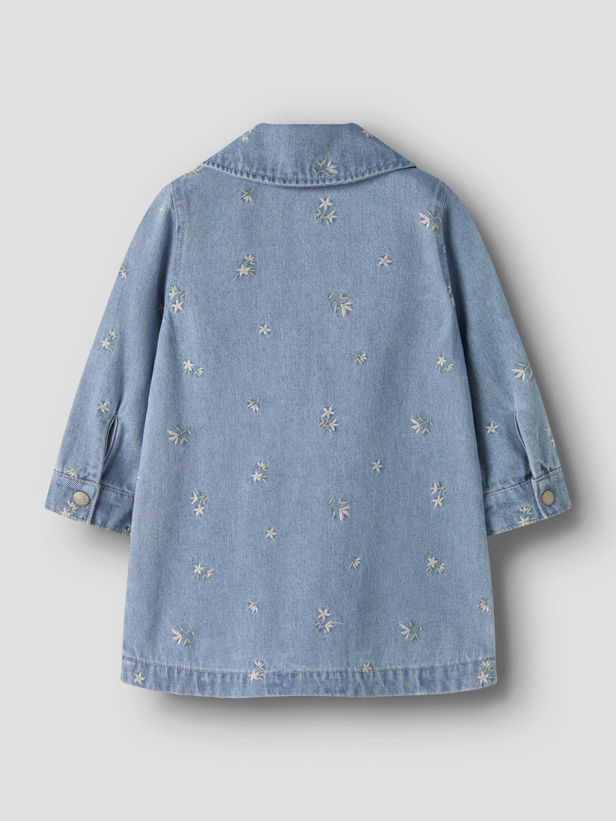 Light Blue Denim FLOWER EMB Kjole fra Name it - 13237359
