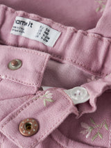 Dawn Pink FLOWER EMB Bukser fra Name it - 13237411