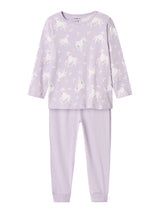 Pastel Lilac Nattøj fra Name it - 13237459