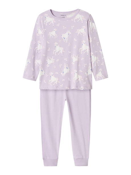 Pastel Lilac Nattøj fra Name it - 13237459