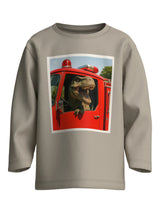 Island Fossil Dino Firetruck Bluse fra Name it - 13238400