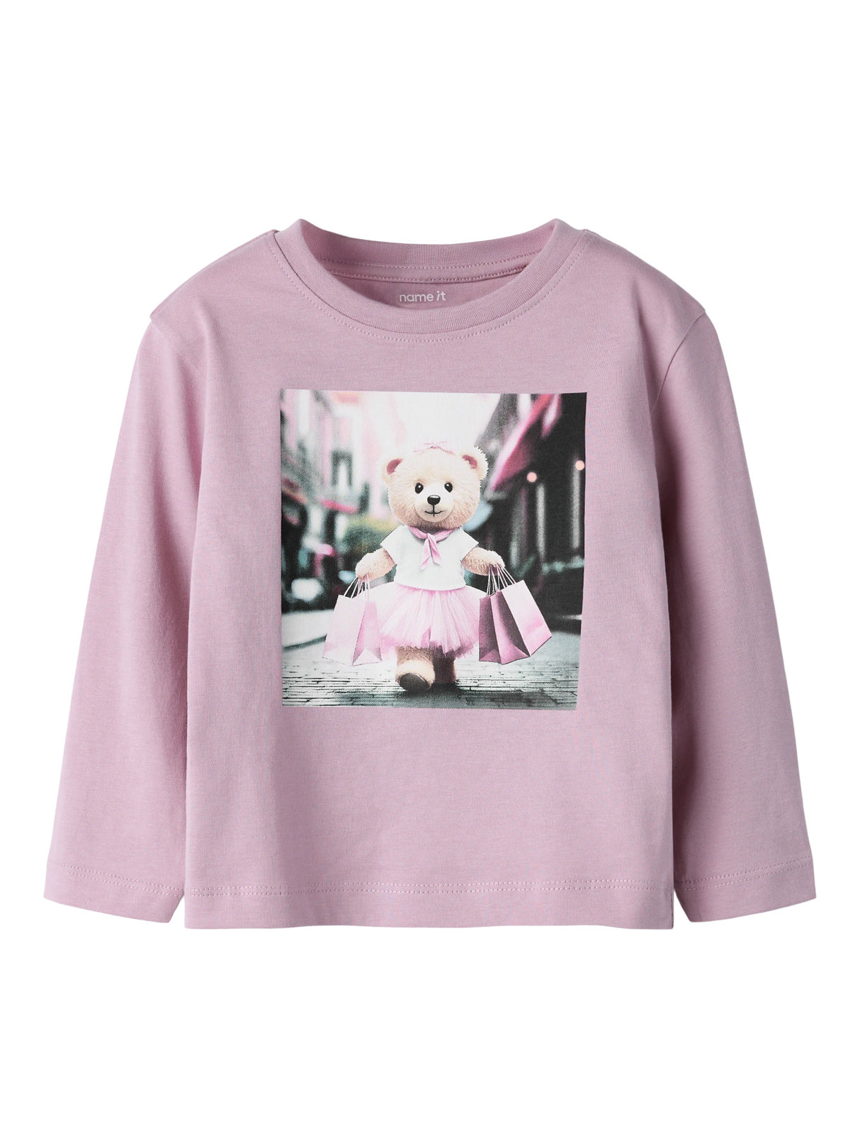 Dawn Pink Shopping Bear Bluse fra Name it - 13238407