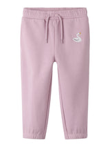 Rosa Dawn Pink Swan Bukser fra Name it - 13238423