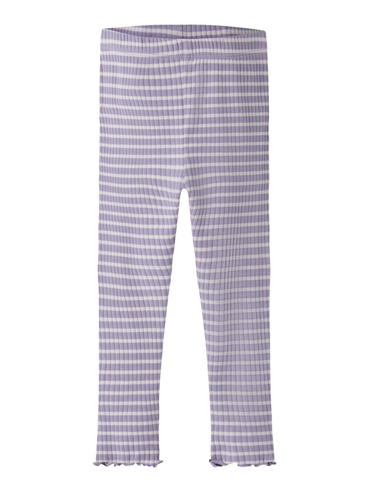 Lavender Gray Lilac Marble Stripe Leggings fra Name it - 13238446
