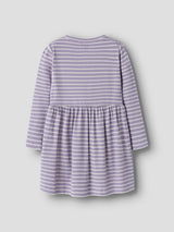 Lavender Gray Lilac Marble Stripe Kjole fra Name it - 13238448