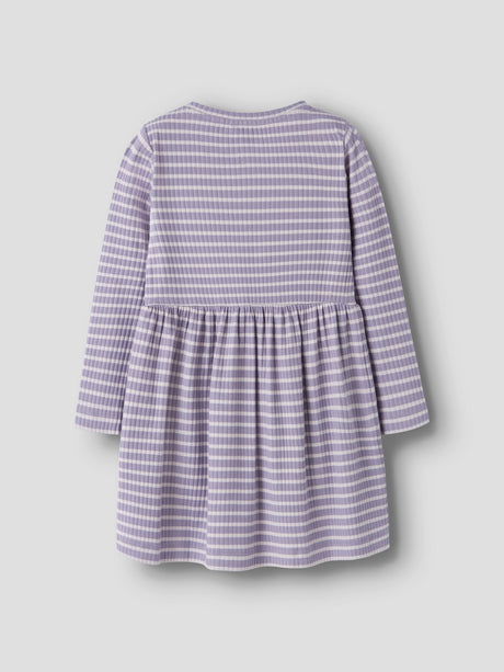 Lavender Gray Lilac Marble Stripe Kjole fra Name it - 13238448