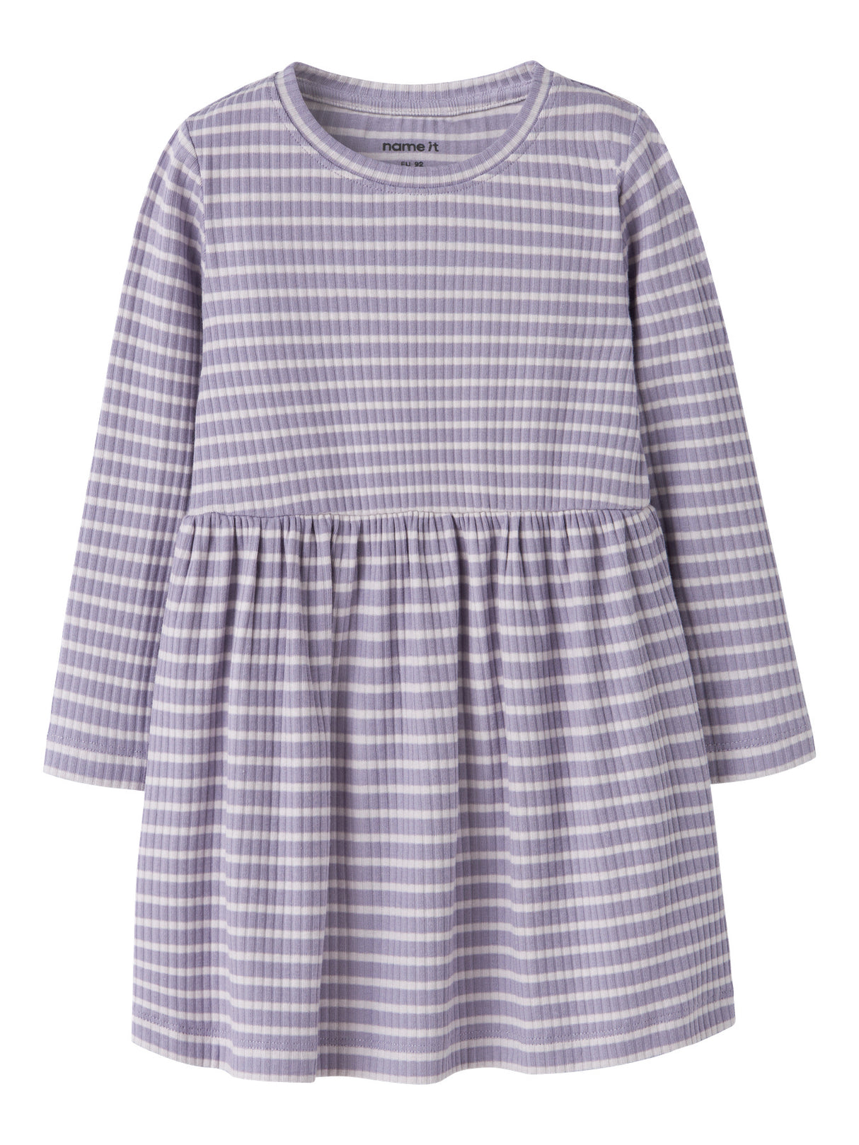 Lavender Gray Lilac Marble Stripe Kjole fra Name it - 13238448