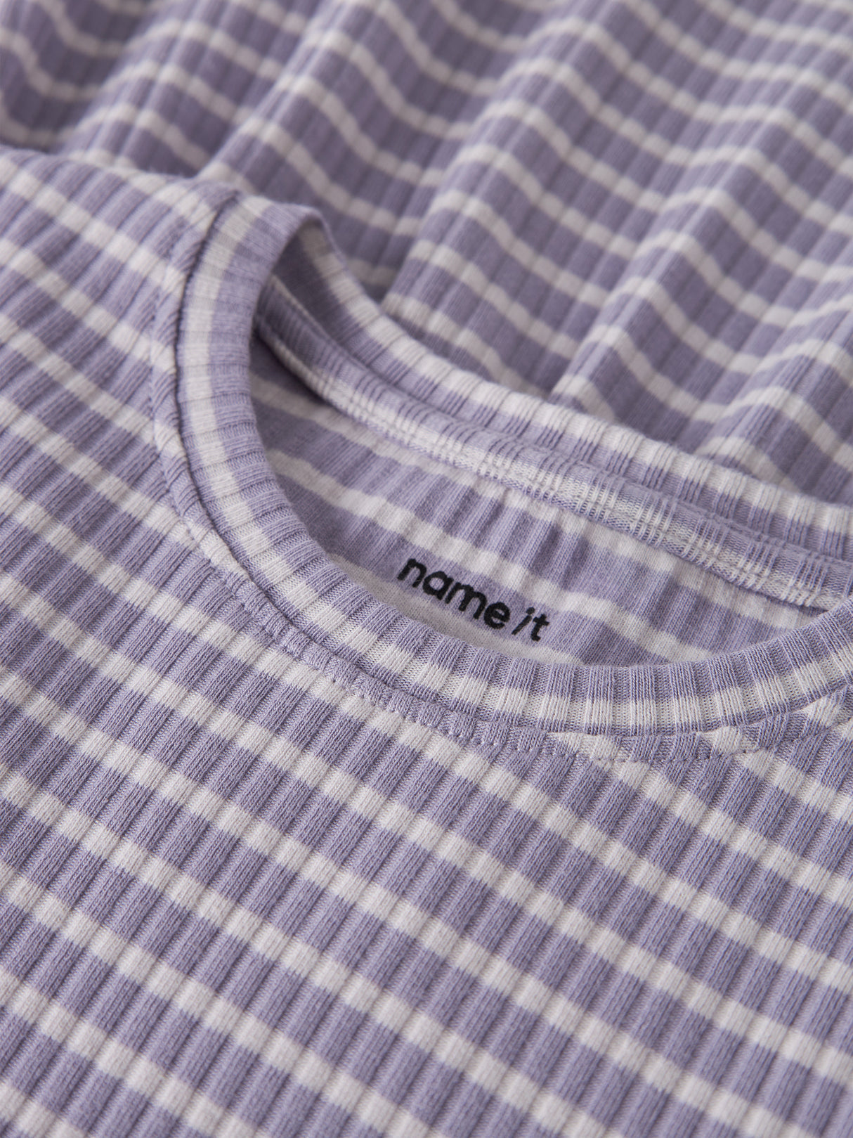 Lavender Gray Lilac Marble Stripe Kjole fra Name it - 13238448