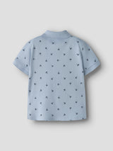 Blue Fog Palm polo bluse fra Name it - 13241568