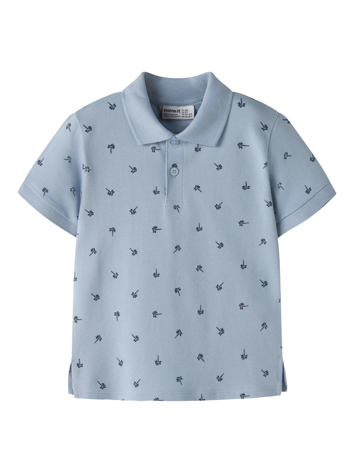 Blue Fog Palm polo bluse fra Name it - 13241568