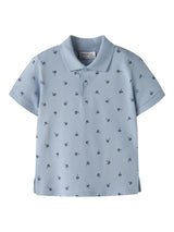 Blue Fog Palm polo bluse fra Name it - 13241568