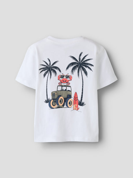 Bright White Crab Bluse fra Name it - 13241580
