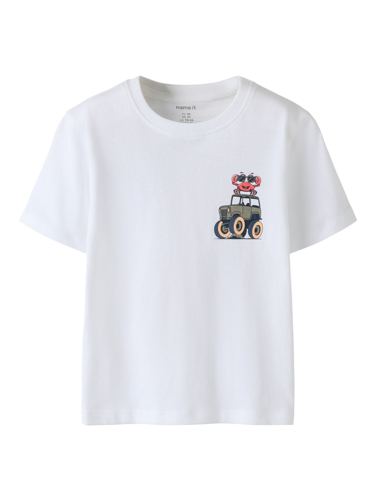 Bright White Crab Bluse fra Name it - 13241580