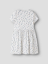Bright White Pruple Floral Kjole fra Name it - 13241647