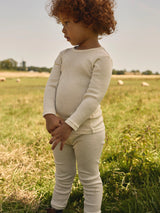 Turtledove MELANGE Leggings fra Lil'Atelier - 13242568