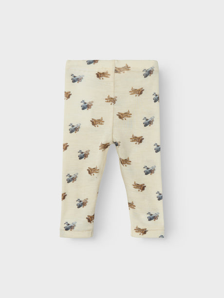Lil'Atelier Turtledove MELANGE Leggings - 13242582