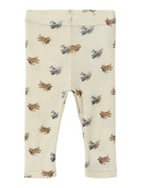 Lil'Atelier Turtledove MELANGE Leggings - 13242582