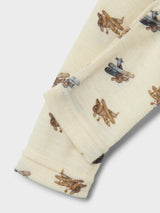 Lil'Atelier Turtledove MELANGE Leggings - 13242582