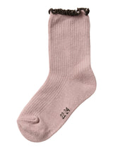 Deauville Mauve Lettuce Edge Strømper fra Name it - 13243650