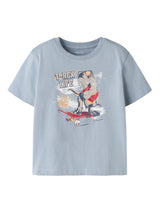 Blue Fog Dino Skate Bluse fra Name it - 13244085